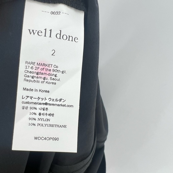 We11done Rare Detachable Sleeve Nylon Sheath Convertible Strapless Mini Dress - Picture 10 of 10